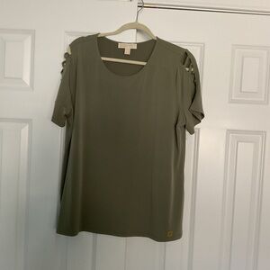 Olive Green Michael Kors Top XL